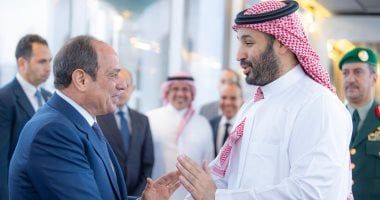رسائل دعم مصرية قوية.. الرئيس السيسي يؤكد من المنامة وجدة أن أمن الخليج امتداد للأمن القومى المصري.. الرئيس يعقد مباحثات مع ملك البحرين وولي العهد السعودي.. ومصر تتحرك دبلوماسيًا لخفض التصعيد