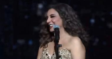 أنغام تتألق فى حفلها بالسعودية بقيادة هانى فرحات