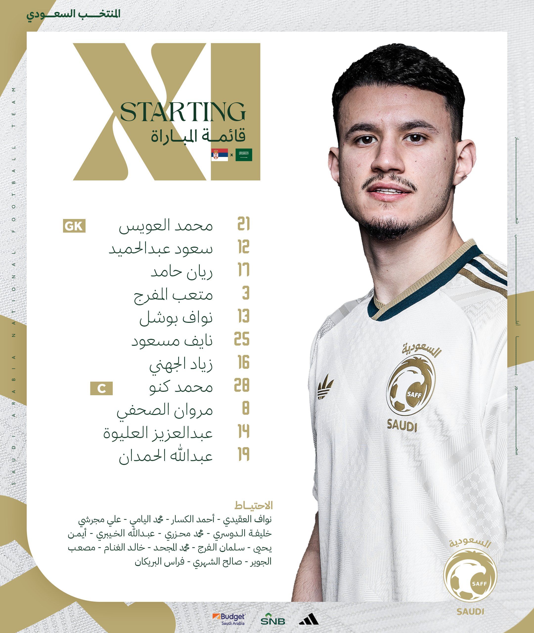 صربيا تفوز علي السعودية 2-1 وديا استعدادا لكأس العالم