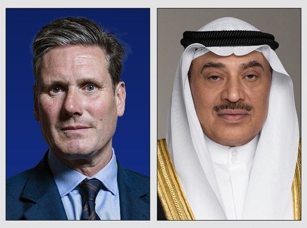 ولي العهد ورئيس وزراء المملكة المتحدة ناقشا الترتيبات القائمة لنشر منظومة الدفاع الجوي البريطانية في الكويت