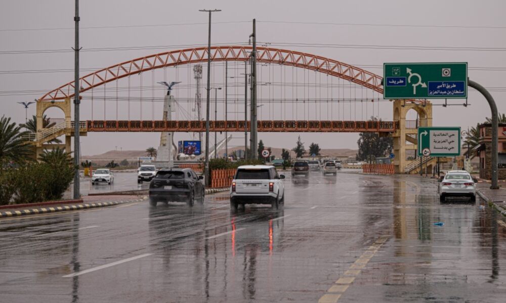 كمية الأمطار في طريف تسجل أعلى معدل بـ 21.4 ملم