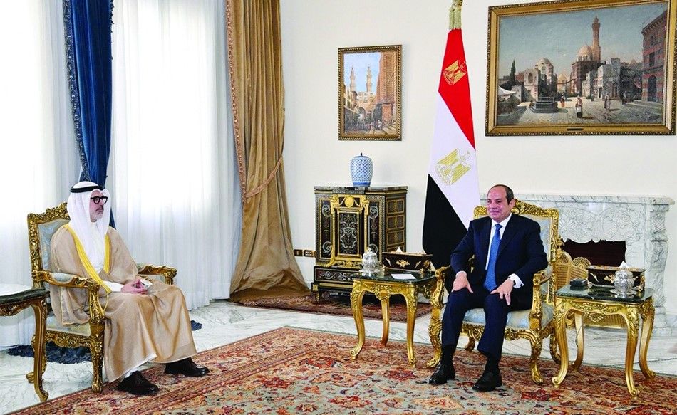 الرئيس المصري استقبل وزير الخارجية: أمن الكويت والدول العربية امتداد طبيعي لأمن مصر القومي