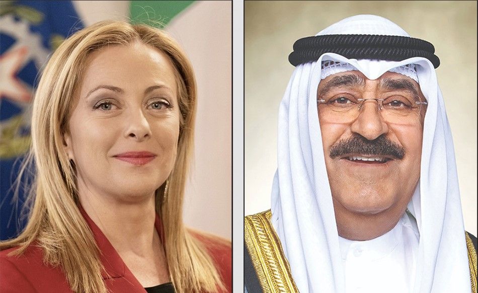 الأمير يتلقى اتصالاً هاتفياً من رئيسة وزراء إيطاليا