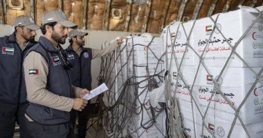 الإمارات تعلن وصول آخر طائرات جسر حميد الجوى إلى العريش لدعم غزة