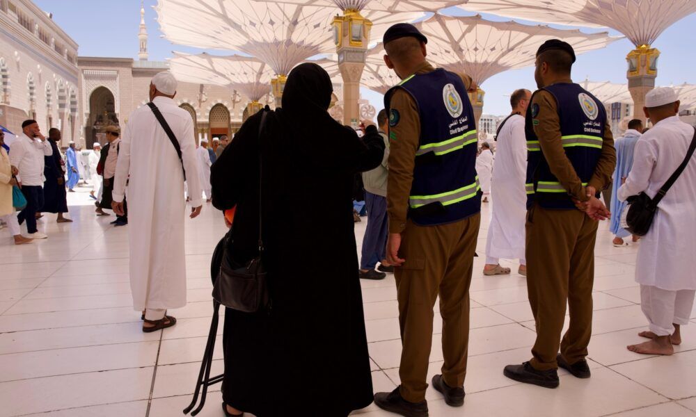 جاهزية الدفاع المدني في المسجد النبوي لخدمة ضيوف الرحمن