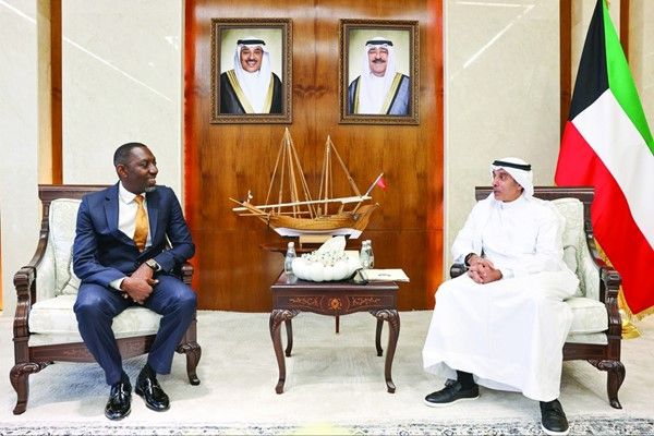 نائب وزير الخارجية استقبل سفير غانا