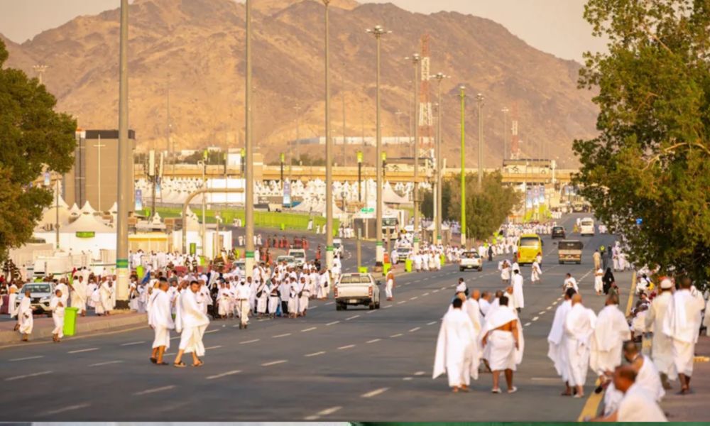 ارتفاع درجات الحرارة في مشعر عرفات لأعلى مستوى بمكة