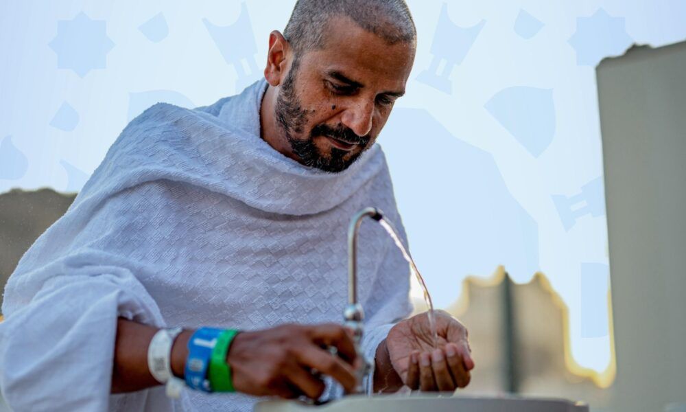 توزيع المياه في مكة: أرقام قياسية لخدمة الحجاج