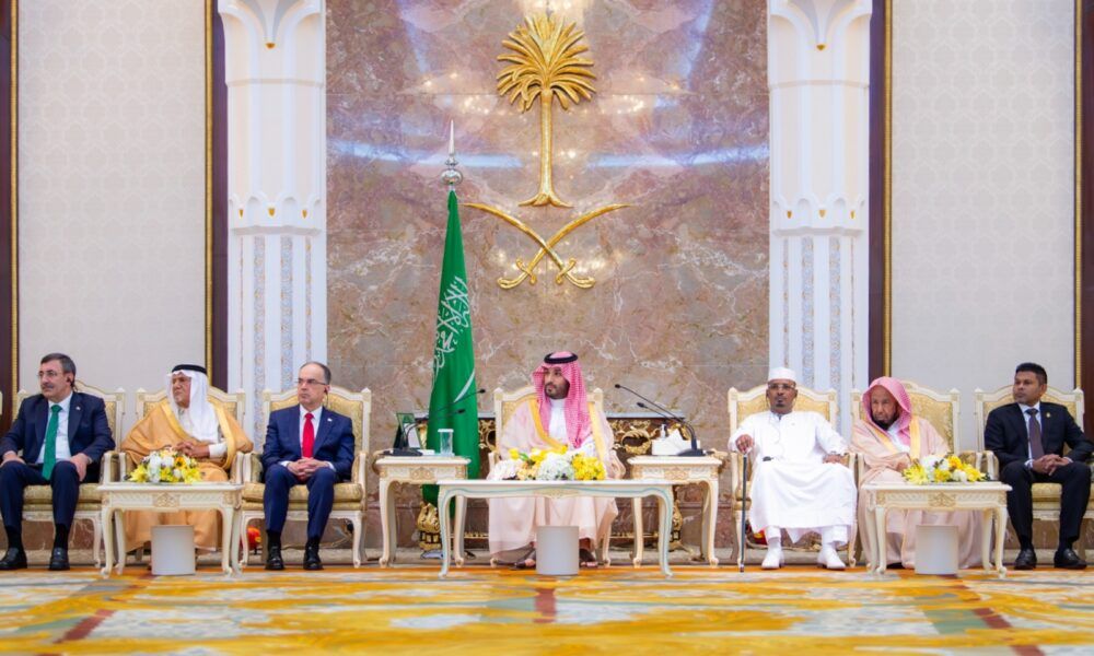 ولي العهد يقيم حفل استقبال ضيوف الحج السنوي نيابة عن الملك