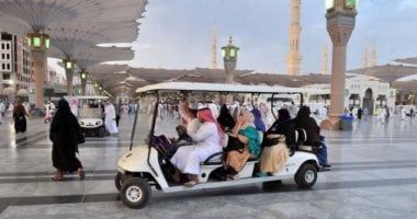 ضيوف الرحمن يتوافدون إلى المسجد النبوى بعد إتمامهم مناسك الحج