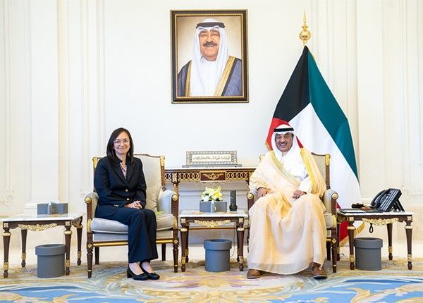 ولي العهد يستقبل الممثلة العليا للأمين العام للأمم المتحدة
