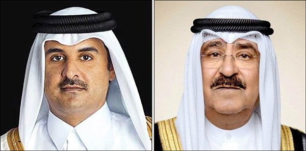 صاحب السمو عزّى أمير قطر بضحايا حادث الانفجار في أحد المصانع بمنطقة رأس لفان