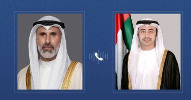 وزير الخارجية الإماراتي يبحث هاتفياً مع نظيره الكويتي الأوضاع الراهنة بالمنطقة