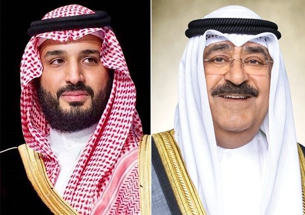 الأمير تلقى اتصالاً من ولي العهد السعودي: الكويت تساند المملكة بكل ما تتخذه من إجراءات للحفاظ على أمنها واستقرارها