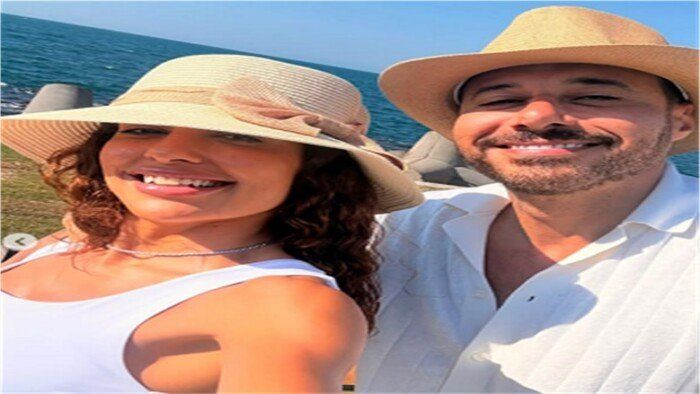 شاهد .. أحمد السعدني يوجه رسالة رومانسية لزوجته في عيد ميلادها