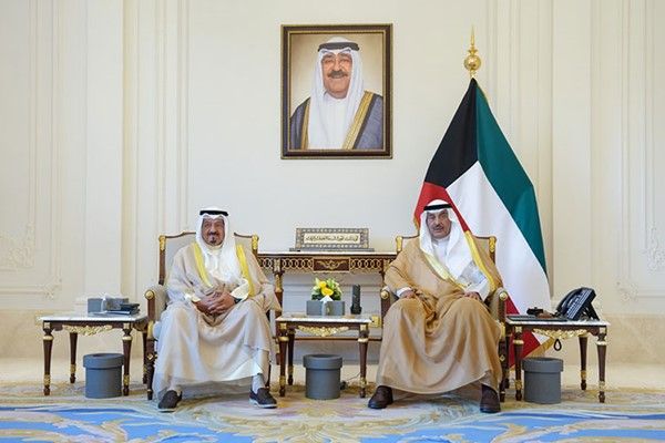 ولي العهد استقبل رئيس الوزراء والنائب الأول ووزيري الدفاع والخارجية