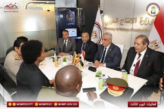 وزير الدولة للإنتاج الحربى يستقبل وزيرة الدولة لشؤون الدفاع بأوغندا