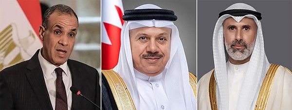 وزير الخارجية يبحث مع نظيريه البحريني والمصري آخر التطورات الإقليمية