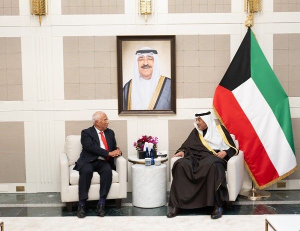ممثل صاحب السمو سمو ولي العهد يستقبل رئيس المجلس الأوروبي