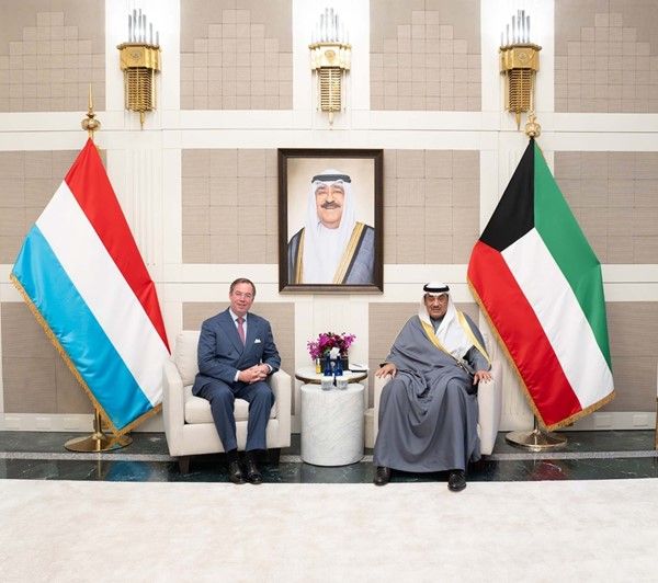ممثل صاحب السمو سمو ولي العهد يستقبل في نيويورك دوق لوكسمبورغ الأكبر