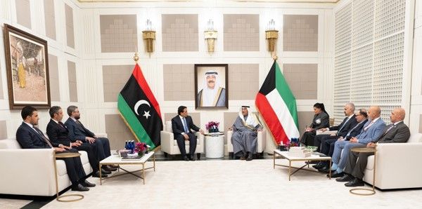 ممثل صاحب السمو سمو ولي العهد يستقبل رئيس المجلس الرئاسي الليبي