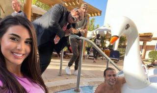 شاهد .. ياسمين صبري تعلن عن موعد إنتهاء تصوير فيلم "أبو نسب".. وهكذا وصفته