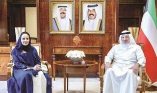سالم العبدالله بحث مع ديمة اليحيى تعزيز الشراكة بين الكويت ومنظمة التعاون الرقمي
