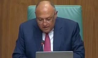 وزير الخارجية: ينبغى عدم استغلال الأوضاع فى شمال غزة للتحريض على النزوح