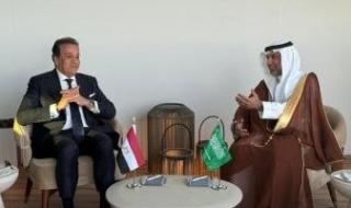 وزير الصحة يبحث مع نظيره السعودي مستجدات التعاون في القطاع الصحي