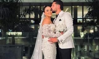 شاهد .. إنفصال محمود شاهين ومها جبريل بعد فترة قصيرة من زواجهما