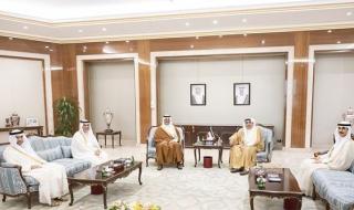 وزير شؤون الديوان الأميري ورئيس ديوان ولي العهد يستقبلان سفراء السعودية والبحرين وقطر