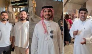 شكرًا يا مصر.. سعوديون يزورون المتحف المصرى الكبير وينبهرون بالأثار المصرية.. محمد المهدى: لم أتوقع أن يكون بهذا الجمال.. د. إبراهيم: مقتنيات المتحف عظيمة.. وأبو فارس: سأصطحب أطفالى لزيارته قريبًا.. فيديو