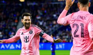 ميسي يسجل هدفا ويصنع ثلاثة ويعبر بإنتر ميامي إلى نهائي المنطقة الشرقية بالدوري الأميركي