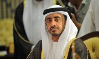 وزير خارجية الإمارات يبحث مع عدد من نظرائه تداعيات استهداف محطة براكة