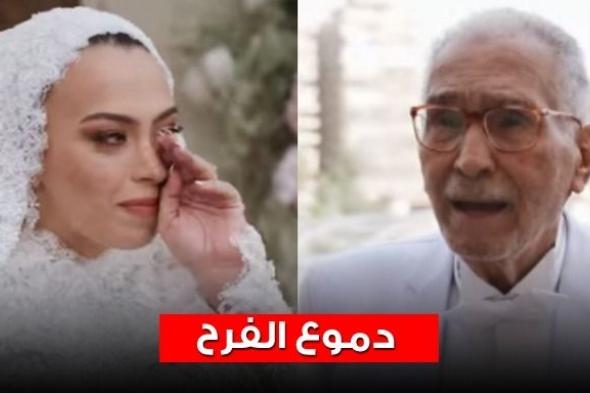 كل ده علشانك .. دموع حفيدة عبد الرحمن أبو زهرة عند رؤية جدها – شاهد