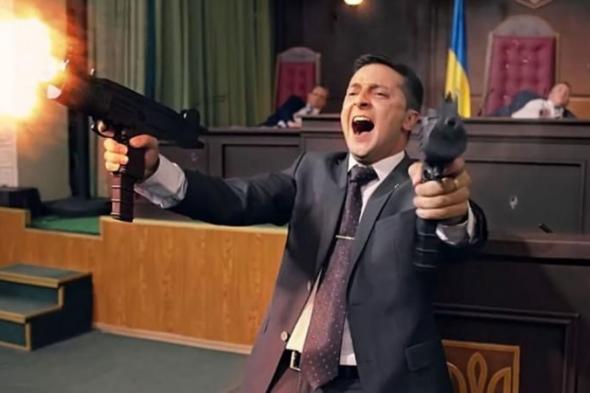 الرئيس الأوكراني ” زيلينسكي ” خسر بلده بس هينافس علي الاوسكار الفنية