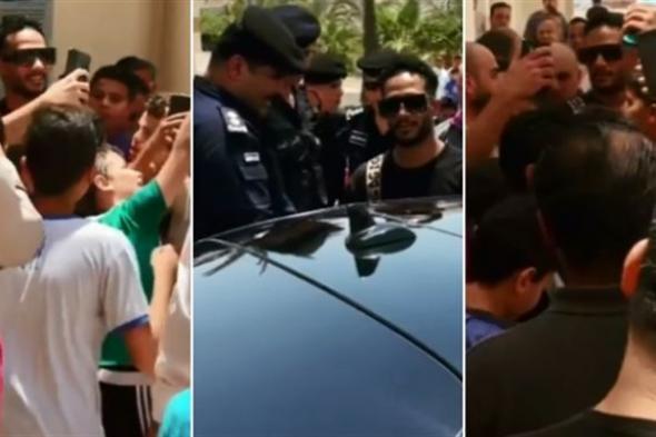 محمد رمضان وسط جمهوره في الاردن ملك – فيديو