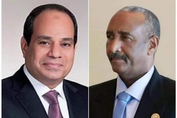 رئيس مجلس السيادة يتلقي أتصالا هاتفيا من الرئيس المصري