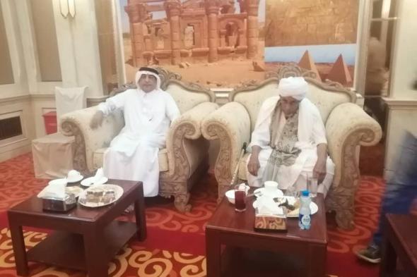 الشيخ الجد يلتقي السفير القطري بالخرطوم