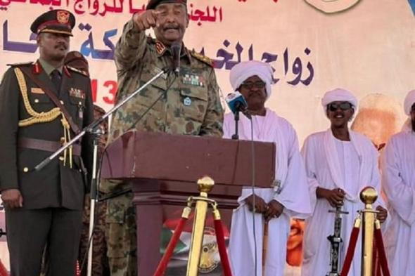 رئيس مجلس السيادة يشهد الزواج الجماعي بقرية الشبطاب بمحلية المتمة