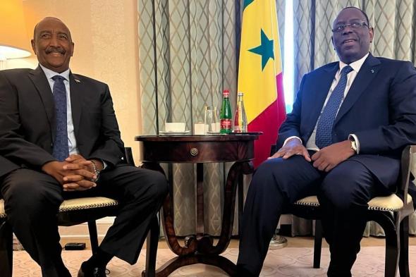 رئيس مجلس السيادة،يلتقي الرئيس السنغالي،رئيس الدورة الحاليةللاتحادالإفريقي
