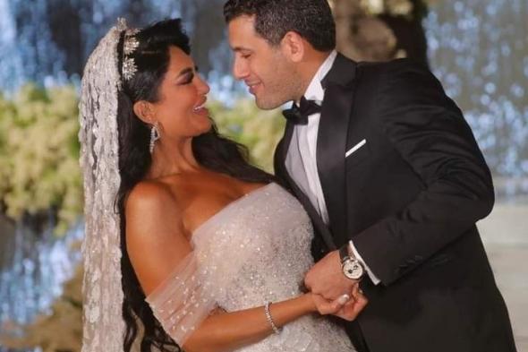 لقطات مثيرة من حفل زفاف سالي عبدالسلام وأبرز الحضور الكينج وسيمون- صور