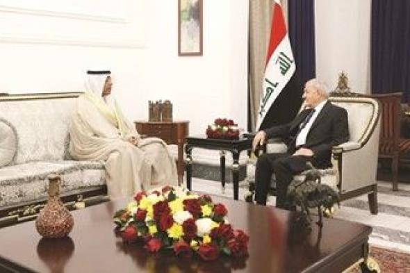 الرئيس العراقي: حريصون على تعزيز العلاقات مع الكويت