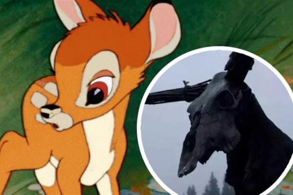 فيلم الطفولة Bambi يتحول إلى فيلم رعب