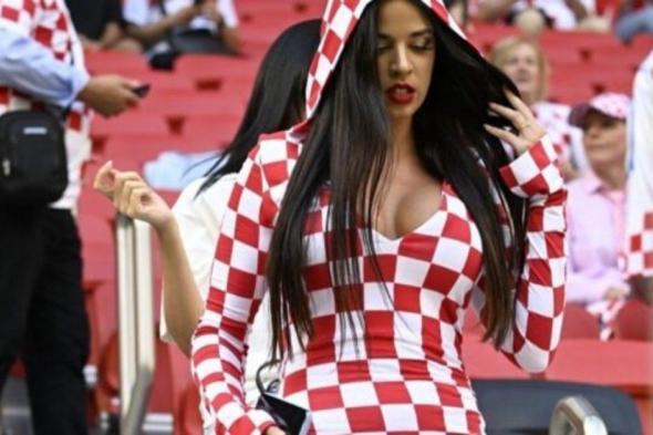 شاهد .. هل تم منع ملكة جمال كرواتيا من متابعة مباراة كأس العالم اليوم؟