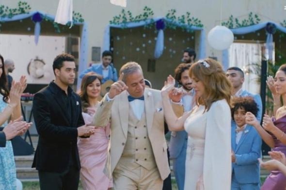 شاهد .. حفل زفاف شيرين رضا وصبري فواز يتصدر الترند