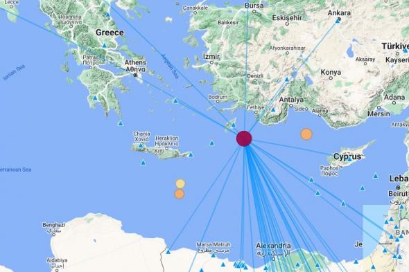 عاجل| زلزال بقوة 4.1 يضرب ولاية كهرمان مرعش في تركيا