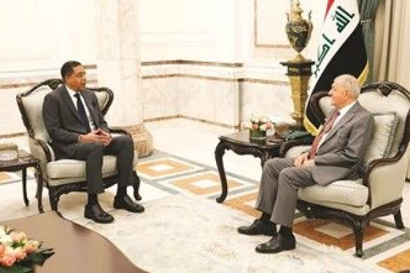 سفيرنا في بغداد بحث مع الرئيس العراقي الزيارة المرتقبة لسالم العبدالله
