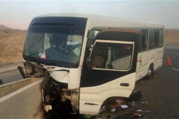 أخبار مصر | بالصور والأسماء .. إصابة أكثر من 20 شخص في حادث طريق الجلالة الزعفرانة