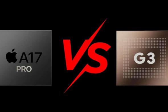 الفرق بين معالج Apple A17 Pro و Google Tensor G3